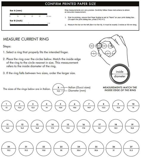 gucci icon blooms ring size|Gucci jewelry size chart.